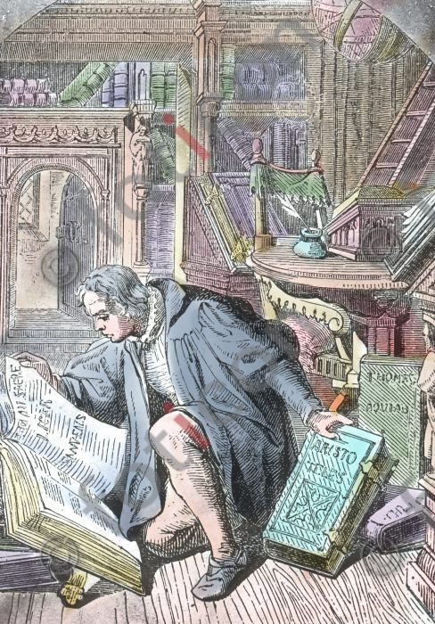 Luther findet eine Bibel | Luther found a Bible (foticon-simon-150-008.jpg)